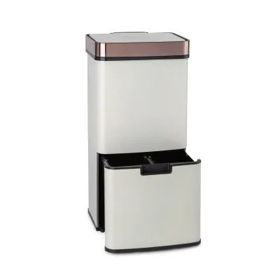 Royal Trash Rose Gold Sensor-Mülleimer 72 Liter Edelstahl