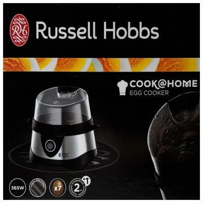 Russell Hobbs Stylo Eierkocher Edelstahl / Schwarz