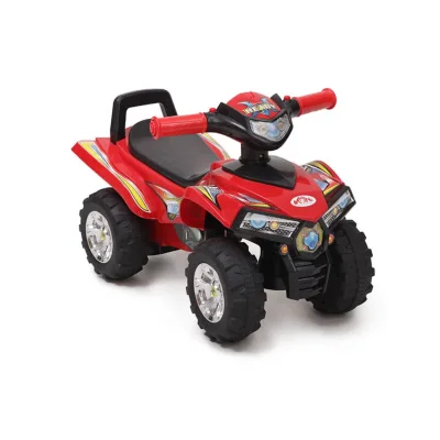 Rutschauto ATV 551 ab 1 Jahr mit Musikfunktion, Hupe, Quad Design schwarz/rot