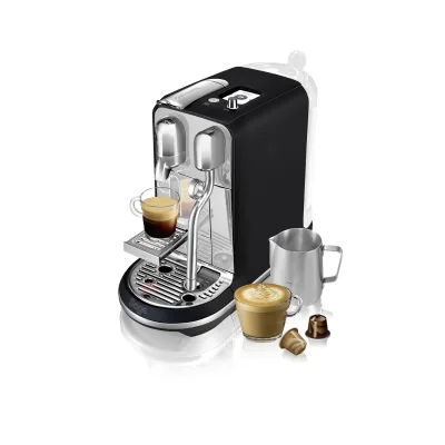 the Creatista Plus SNE800BTR Trüffelschwarz Nespresso-Kapselmaschine