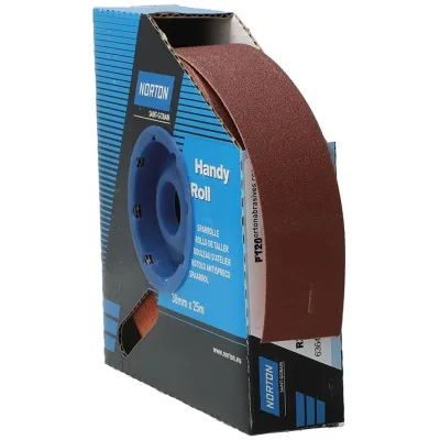 Saint Gobain Norton Clipper Sparrolle R222 38 mmx25 m P120