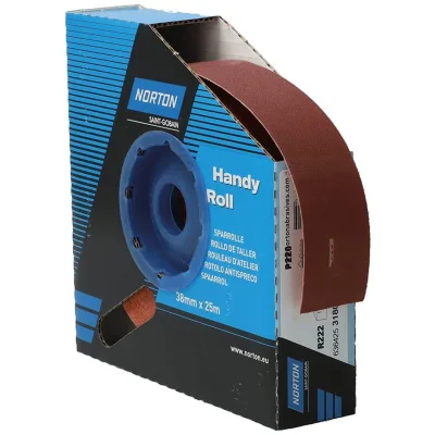 Saint Gobain Norton Clipper Sparrolle R222 38 mmx25 m P220