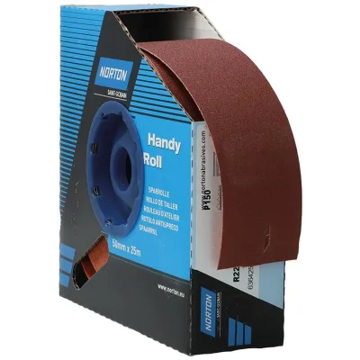 Saint Gobain Norton Clipper Sparrolle R222 50 mmx25 m P150