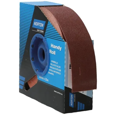 Saint Gobain Norton Clipper Sparrolle R222 50 mmx25 m P80