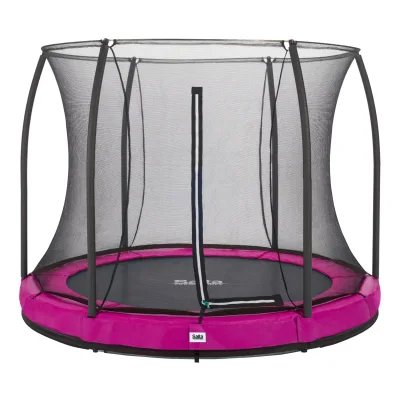 Salta Trampoline - Comfort Edition Ground - rund - Ø305cm - Schutzrand Pink