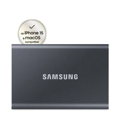 Portable SSD T7 USB 3.2 Gen 2 - 1 TB Grau