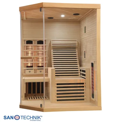 Sanotechnik Infrarotkabine Carbon 3 Natur 150x195x150 cm
