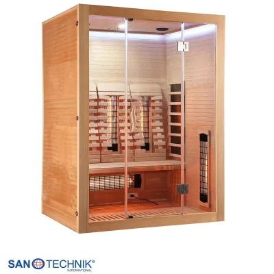 Sanotechnik Infrarotkabine Open Natur 120x200x150 cm