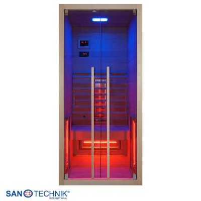 Sanotechnik Infrarotkabine Ruby 1 Natur 90.5x195x100 cm