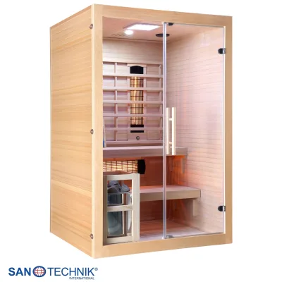 Sanotechnik Infrarotkabine Natur 120x200x130 cm