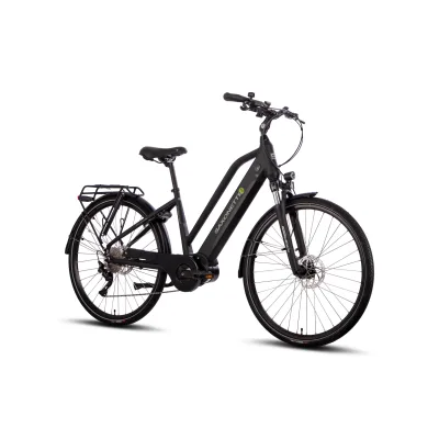 SAXONETTE Premium Sport E-Trekkingbike UNISEX  10 Gang Federgabel, Mittelmotor