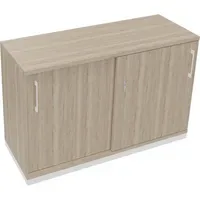 Schiebetürenschrank endless 1.200 x 781 x 442 mm (B x H x T) verkehrsweiß