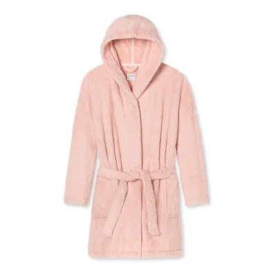 Schiesser Damen Bademantel Teddy Fleece 1er Pack