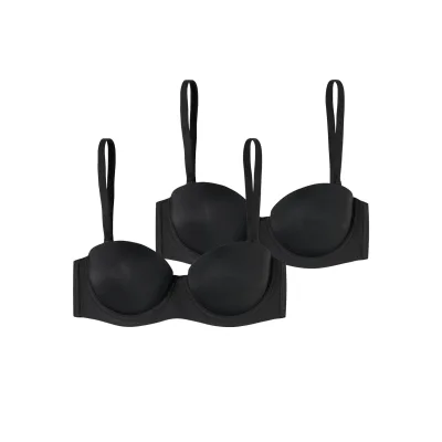 Schiesser Damen Bügel-BH Bandeau mit Schale - Unique Micro 2er Pack