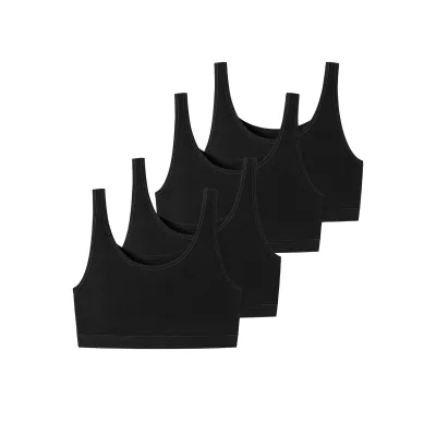 Schiesser Damen Bustier 95/5 Cotton 4er Pack