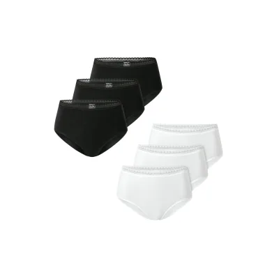Schiesser Damen Midislip Modern Multipacks 6er Pack