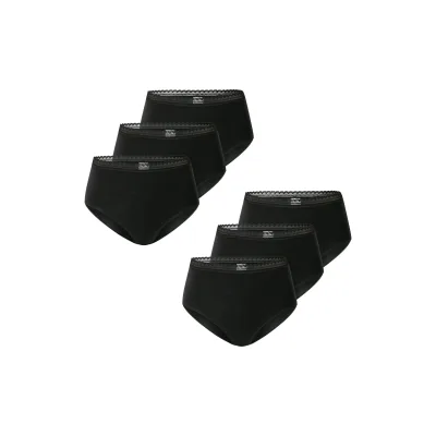Schiesser Damen Midislip Modern Multipacks 6er Pack
