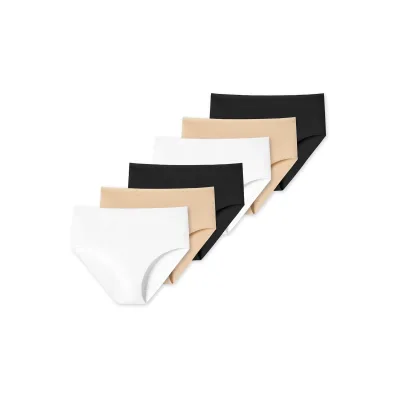 Schiesser Damen Midislip Uncover 6er Pack
