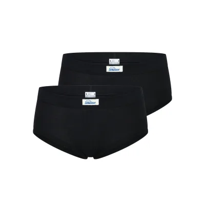 Schiesser Damen Panty Feinripp - Revival Paula 2er Pack