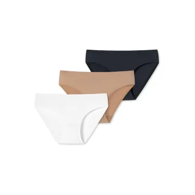 Schiesser Damen Slip Invisible Soft 3er Pack