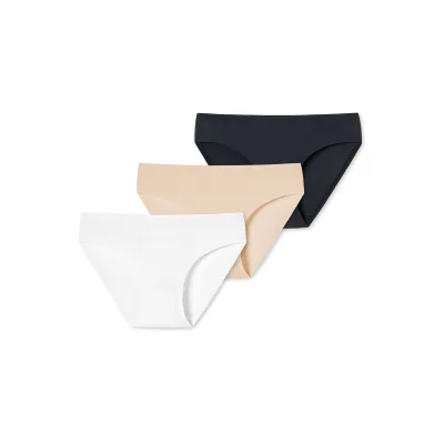 Schiesser Damen Slip Invisible Soft 3er Pack