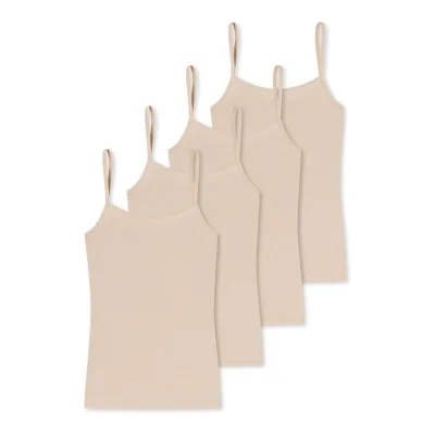 Schiesser Damen Spaghettitop Modal Essentials 4er Pack