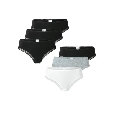Schiesser Damen Tanga Modern Multipacks 6er Pack