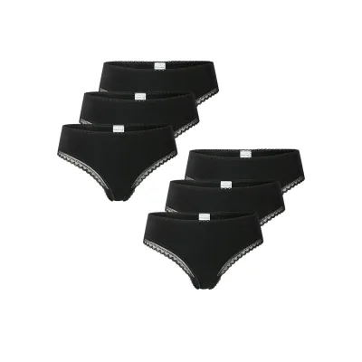 Schiesser Damen Tanga Modern Multipacks 6er Pack