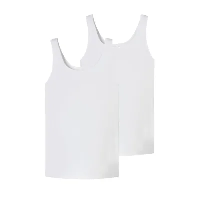 Schiesser Damen Unterhemd Trägertop - Unique Micro 2er Pack