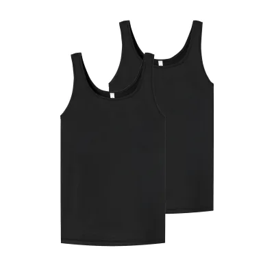 Schiesser Damen Unterhemd Trägertop - Unique Micro 2er Pack