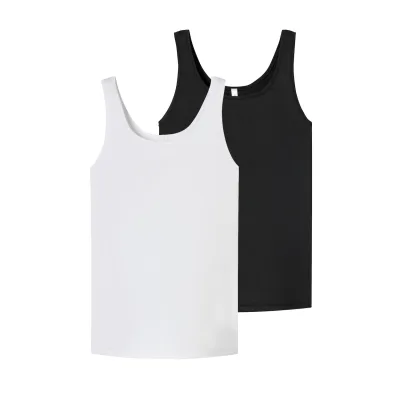 Schiesser Damen Unterhemd Trägertop - Unique Micro 2er Pack