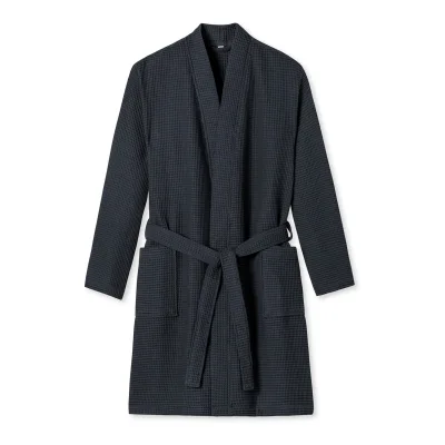 Schiesser Herren Bademantel Elegant Kimono 1er Pack
