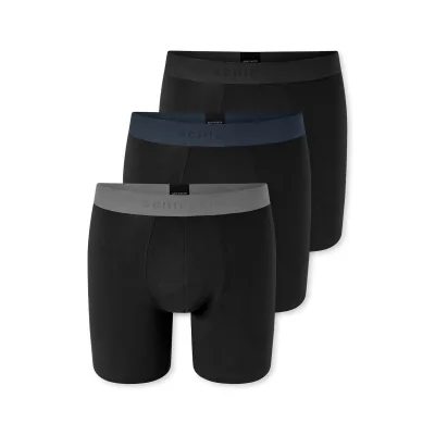 Schiesser Herren Langer Boxer 955 Multi 3er Pack