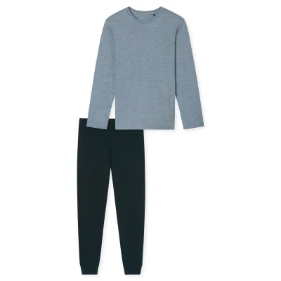 Schiesser Herren Pyjama Casual Essentials 1er Pack