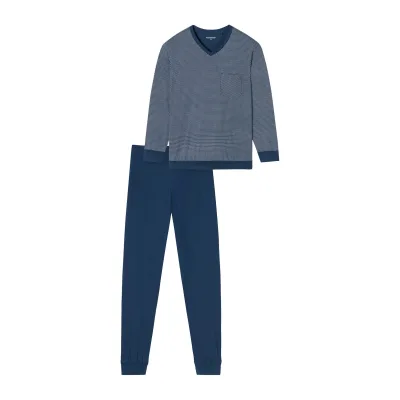 Schiesser Herren Pyjama Comfort Essentials 1er Pack