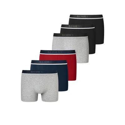 Schiesser Herren Retro Boxer 95/5 Cotton 6er Pack
