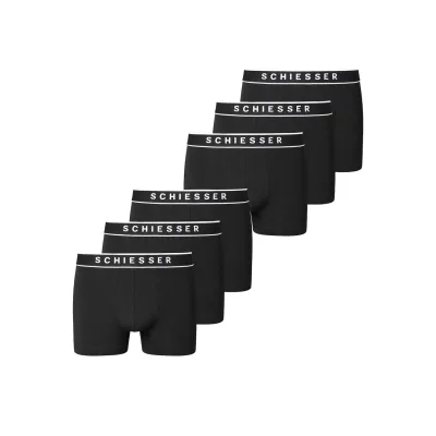 Schiesser Herren Retro Boxer 95/5 Cotton 6er Pack