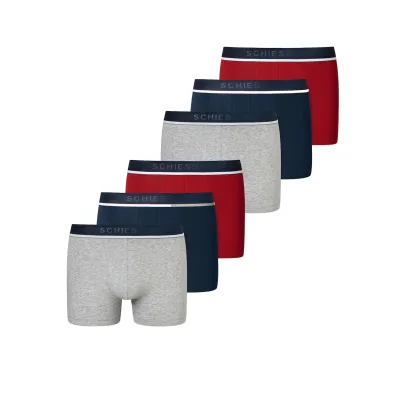 Schiesser Herren Retro Boxer 95/5 Cotton 6er Pack