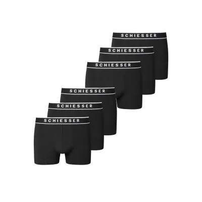 Schiesser Herren Retro Boxer 95/5 Cotton 6er Pack