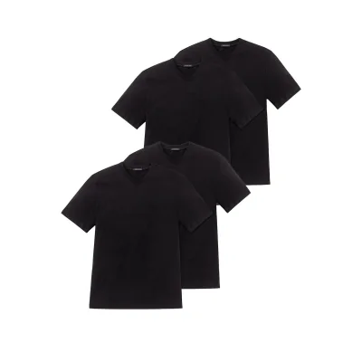 Schiesser Herren T-Shirt American Shirt 4er Pack