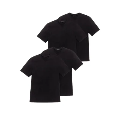 Schiesser Herren T-Shirt American Shirt 4er Pack
