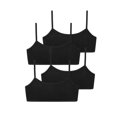 Schiesser Mädchen Bustier 95/5 Cotton 4er Pack