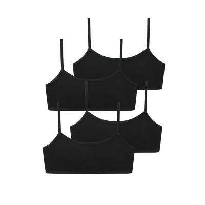 Schiesser Mädchen Bustier 95/5 Cotton 4er Pack