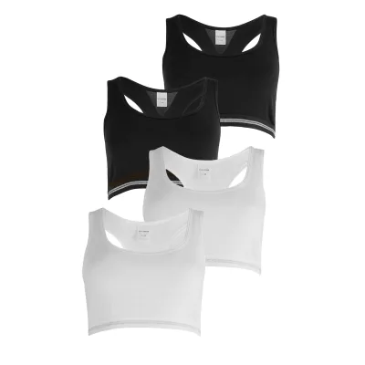 Schiesser Mädchen Bustier Long Life Rib 4er Pack
