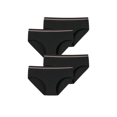 Schiesser Mädchen Panty Long Life Rib 4er Pack