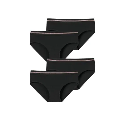Schiesser Mädchen Panty Long Life Rib 4er Pack