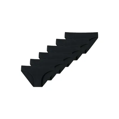 Schiesser Mädchen Slip 95/5 Cotton 6er Pack