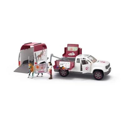 Schleich Mobile Tierärztin mit Anhänger