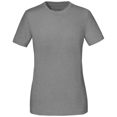 Schöffel PRO T-Shirt 7047 GOTS Gr. M mittelgrau meliert