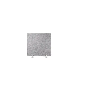 Schreibtisch-Set desktopz Standfuss Farbe: grau, Größe: 50x50x2,5cm